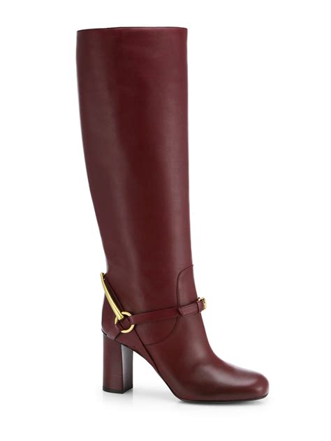 burgundy gucci boots|Gucci cowboy boots.